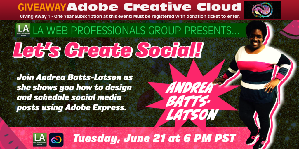 Let's Create Social featuring Andrea Batts-Latson 1